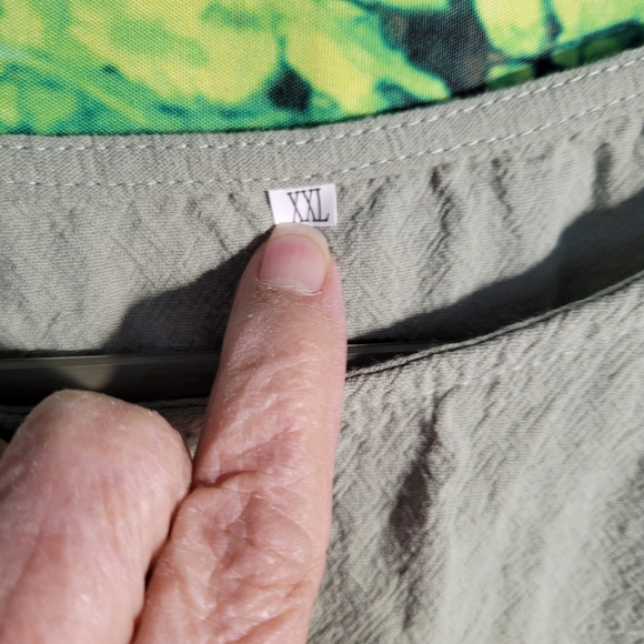 (3403-5) No Name Tag, Women's Green Dress , Slip on, Size XXL, - Picture 2 of 12